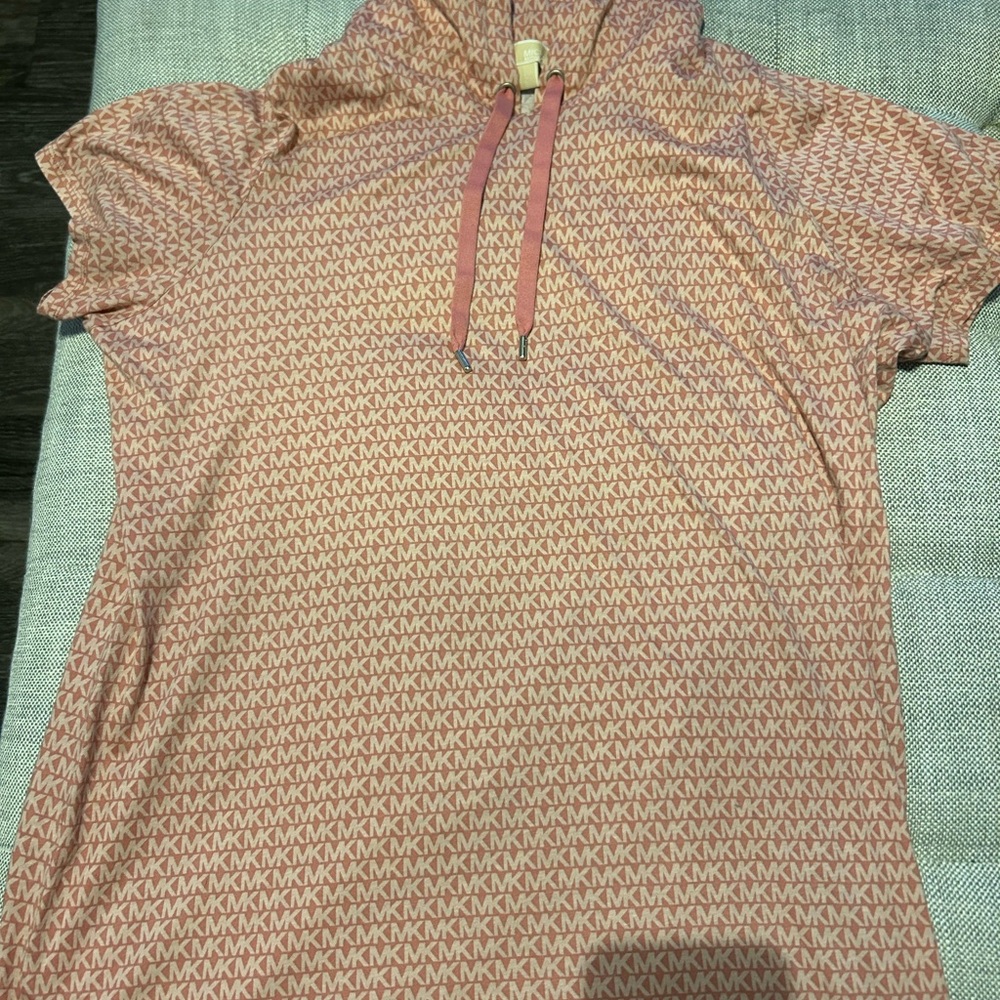 Women’s 2X Michael Kors Dusty Rose and light pink Logo mini Dress